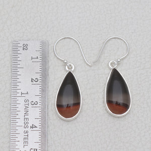 Polychrome Jasper Silver Earrings