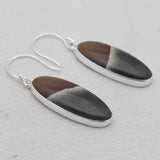 Polychrome Jasper Silver Earrings