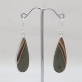 Polychrome Jasper Silver Earrings
