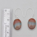 Polychrome Jasper Silver Earrings