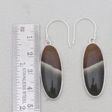 Polychrome Jasper Silver Earrings