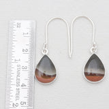 Polychrome Jasper Silver Earrings