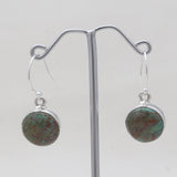 Boulder Turquoise Silver Earrings