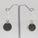 Boulder Turquoise Silver Earrings