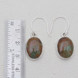 Boulder Turquoise Silver Earrings