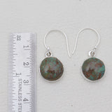 Boulder Turquoise Silver Earrings