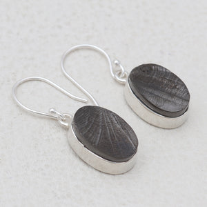 925 Sterling Silver Shungite Earrings