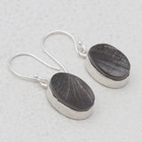 925 Sterling Silver Shungite Earrings