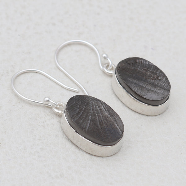 925 Sterling Silver Shungite Earrings