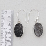 925 Sterling Silver Shungite Earrings