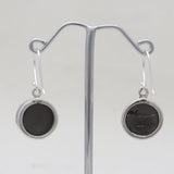 Shungite Silver Earrings