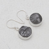 Shungite Silver Earrings