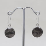Shungite Silver Earrings