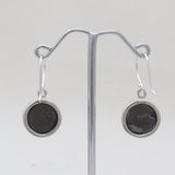 Shungite Silver Earrings