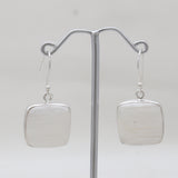 Scolecite Silver Earrings