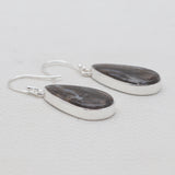 Montana Agate Silver Earrings