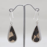 Montana Agate Silver Earrings