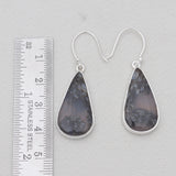 Montana Agate Silver Earrings