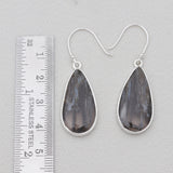 Montana Agate Silver Earrings