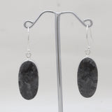 925 Sterling Silver Larvikite Earrings
