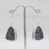 925 Sterling Silver Larvikite Earrings