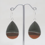 925 Silver Polychrome Jasper Earrings