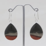 Polychrome Jasper Silver Earrings