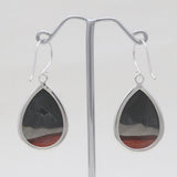 Polychrome Jasper Silver Earrings