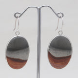 925 Silver Polychrome Jasper Earrings