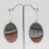 925 Silver Polychrome Jasper Earrings
