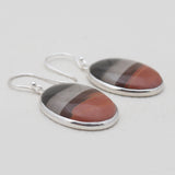 925 Silver Polychrome Jasper Earrings
