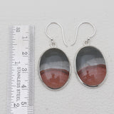 925 Silver Polychrome Jasper Earrings