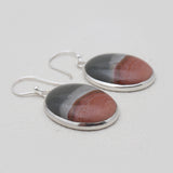 925 Silver Polychrome Jasper Earrings