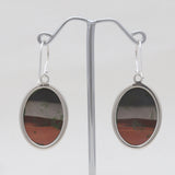 925 Silver Polychrome Jasper Earrings