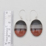 925 Silver Polychrome Jasper Earrings