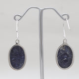 925 Sterling Silver Sodalite Earrings
