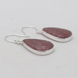 925 Sterling Silver Strawberry Quartz Earrings