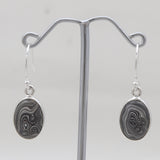 925 Sterling Silver Fordite Jasper Earrings