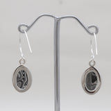 925 Sterling Silver Fordite Jasper Earrings