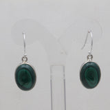 925 Sterling Silver Malachite Earrings