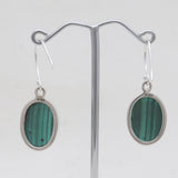 925 Sterling Silver Malachite Earrings