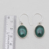 925 Sterling Silver Malachite Earrings