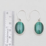 925 Sterling Silver Malachite Earrings
