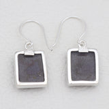 925 Sterling Silver Blue Sun Sitara Earrings