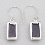 925 Sterling Silver Blue Sun Sitara Earrings