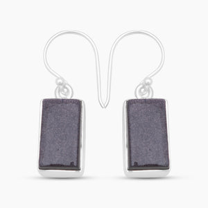 925 Sterling Silver Blue Sun Sitara Earrings