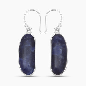 Sodalite Silver Earrings