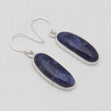Sodalite Silver Earrings
