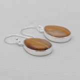 Mookaite Silver Earrings