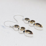 925 Silver Garnet Earring